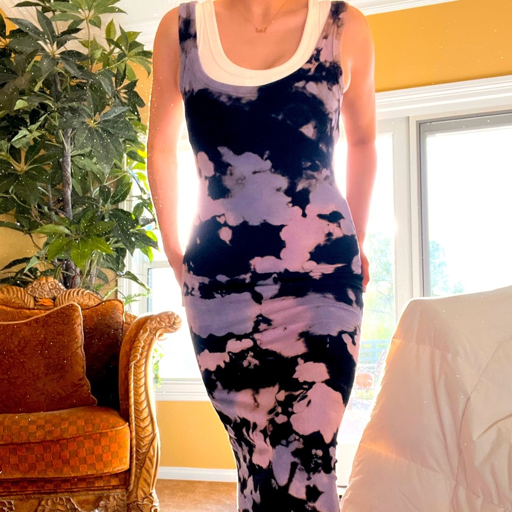 Cotton Citizen Tie Dye Dress Gem